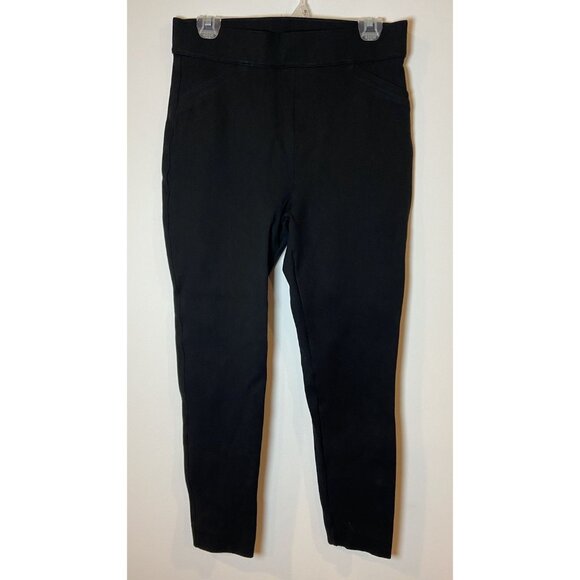 Spanx The Perfect Black Pant Back Seam Skinny Ankle Size Large Tall LT - Picture 1 of 7